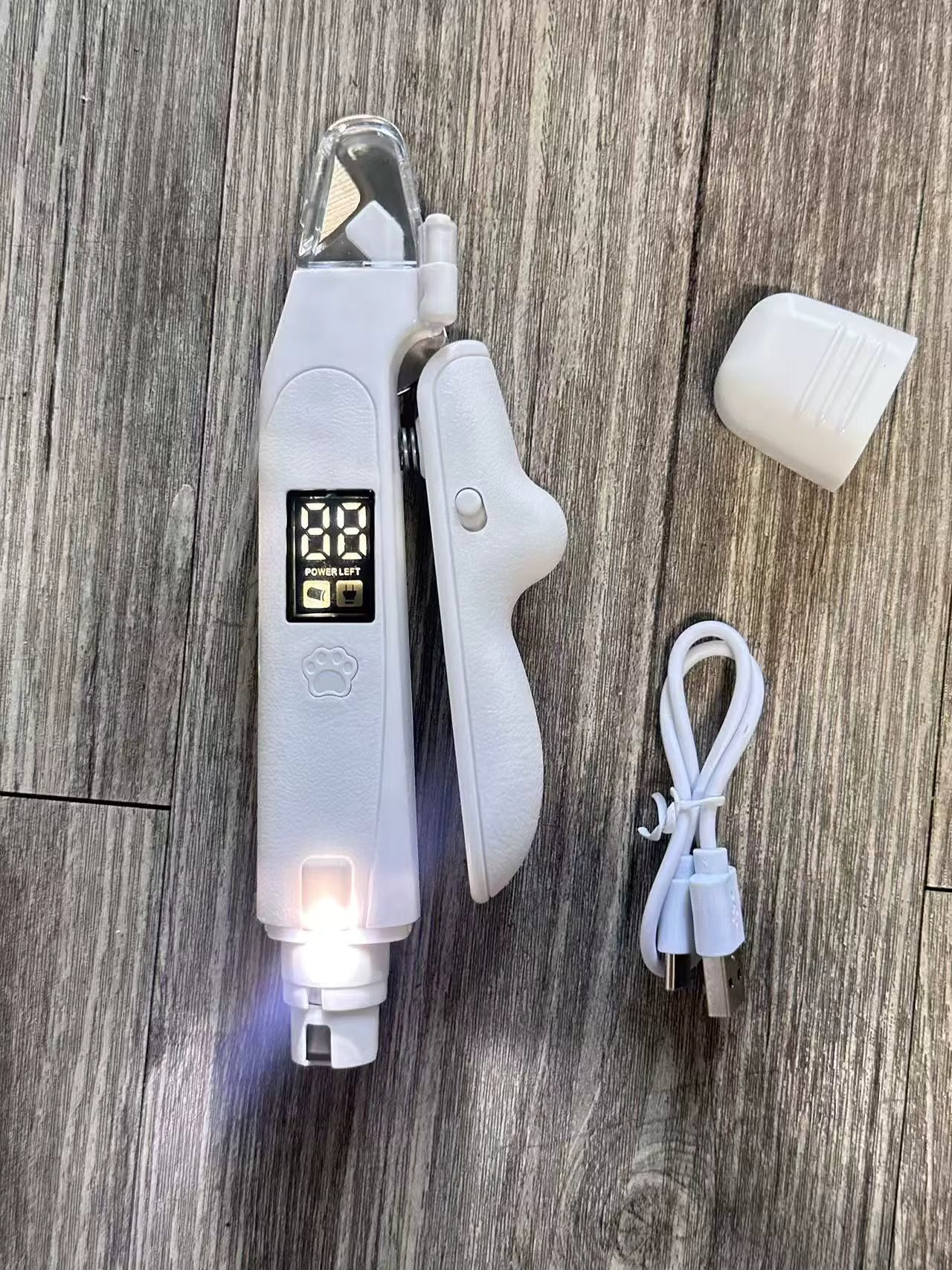 🐾 PetCare™ 2-in-1 Electric Nail Clipper & LED Grinder