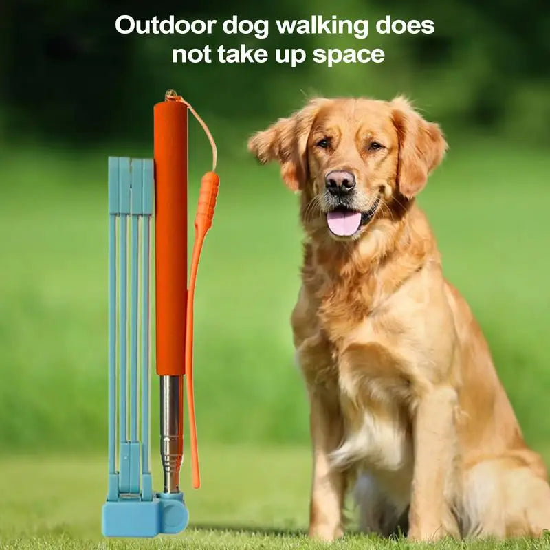 Foldable Long Handle Stainless Steel Dog & Cat Poop Scooper – Hygienic Outdoor Pet Waste Cleaner