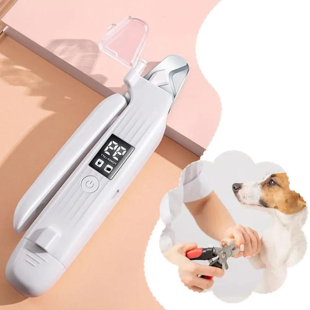 🐾 PetCare™ 2-in-1 Electric Nail Clipper & LED Grinder